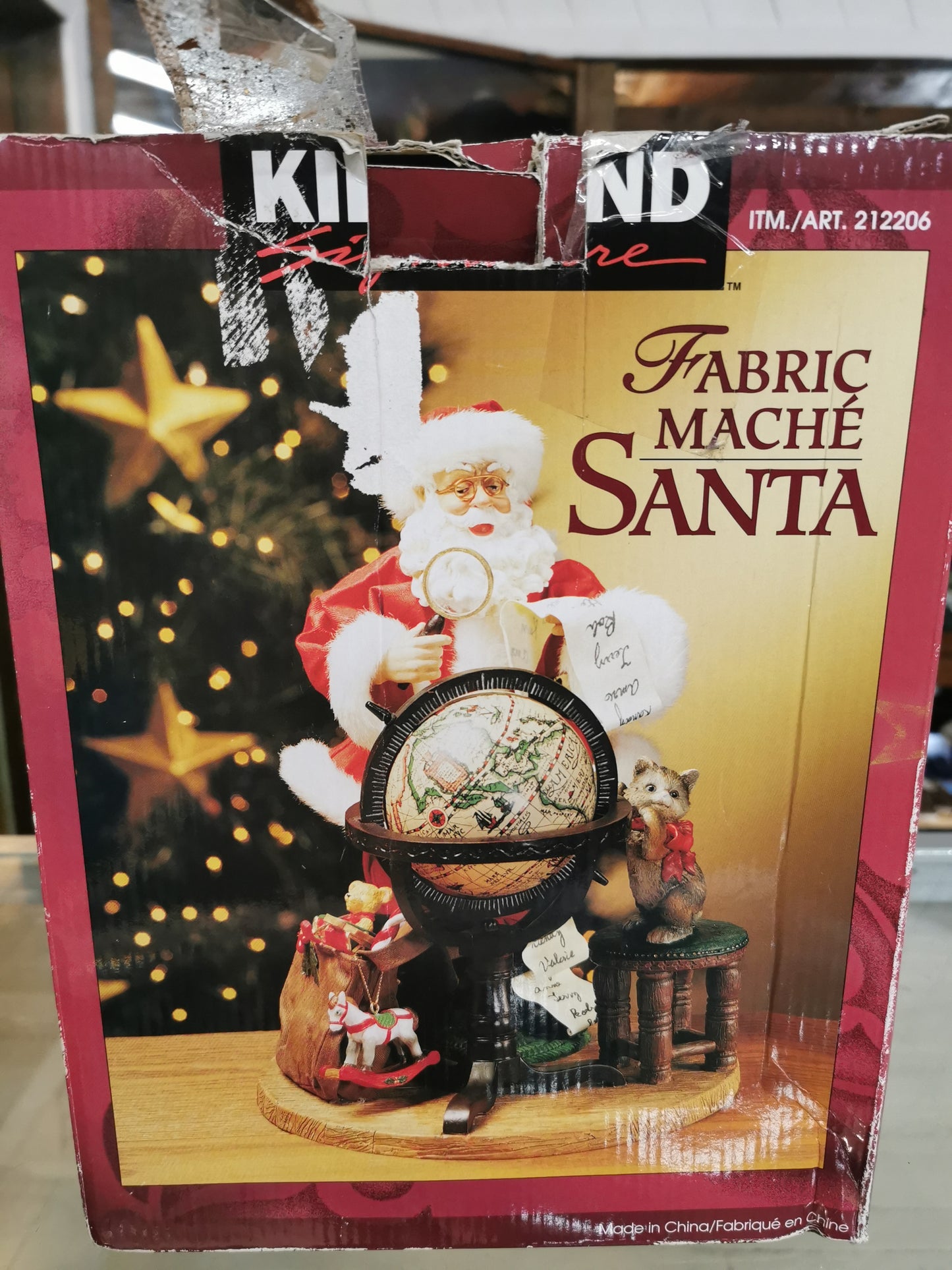 Kirkland Fabric Mache Santa