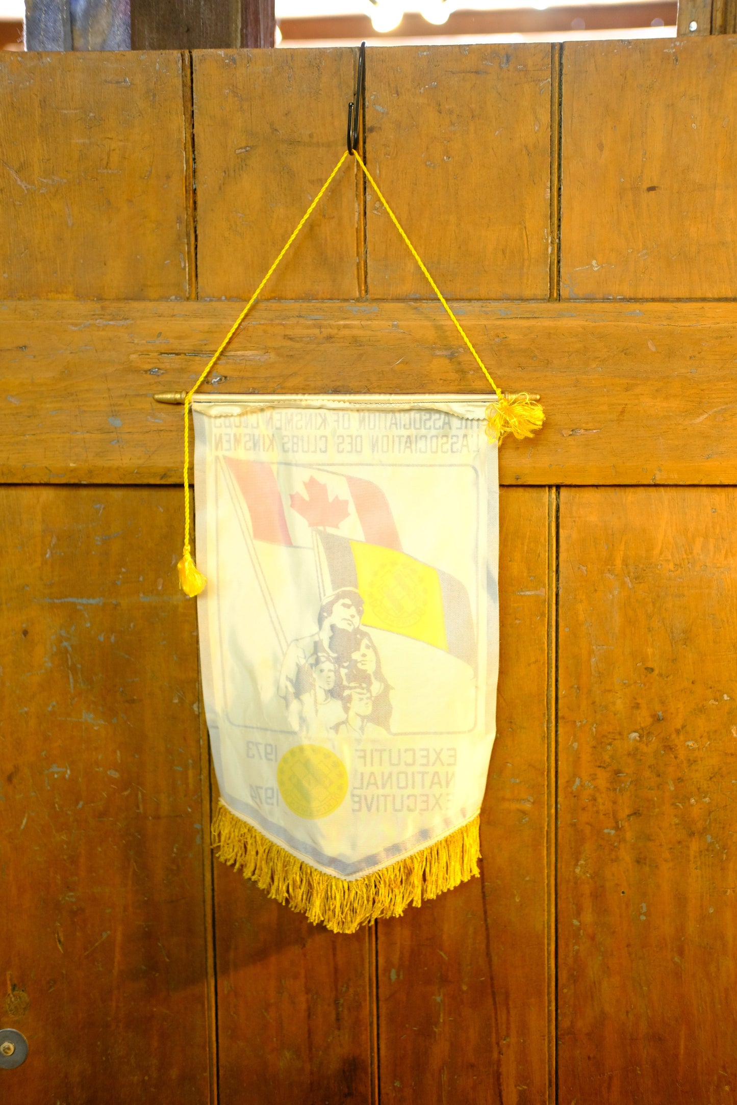 Kinsmen Clubs 1973/74 Vintage Banner