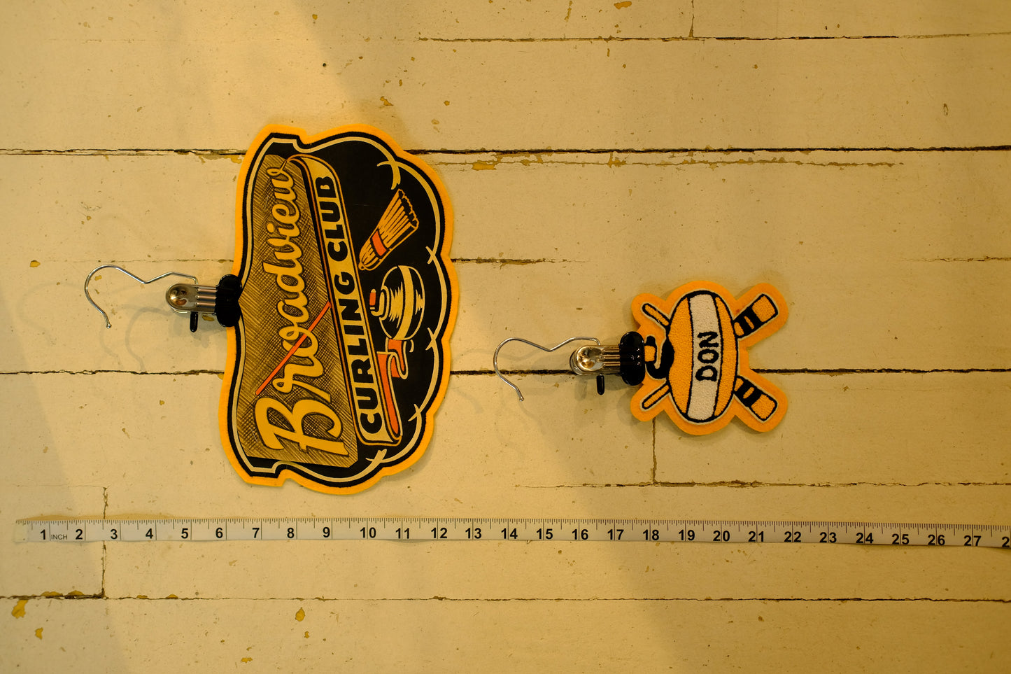 Vintage Curling Badge with the name "Don"