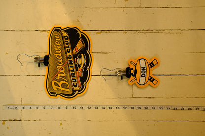 Vintage Curling Badge with the name "Don"