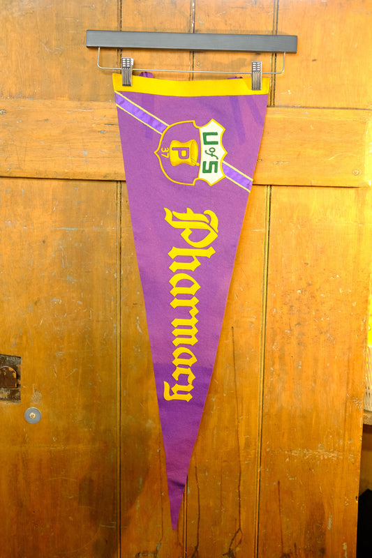 U of S (University of Saskatchewan) Pharmacy Vintage Pennant