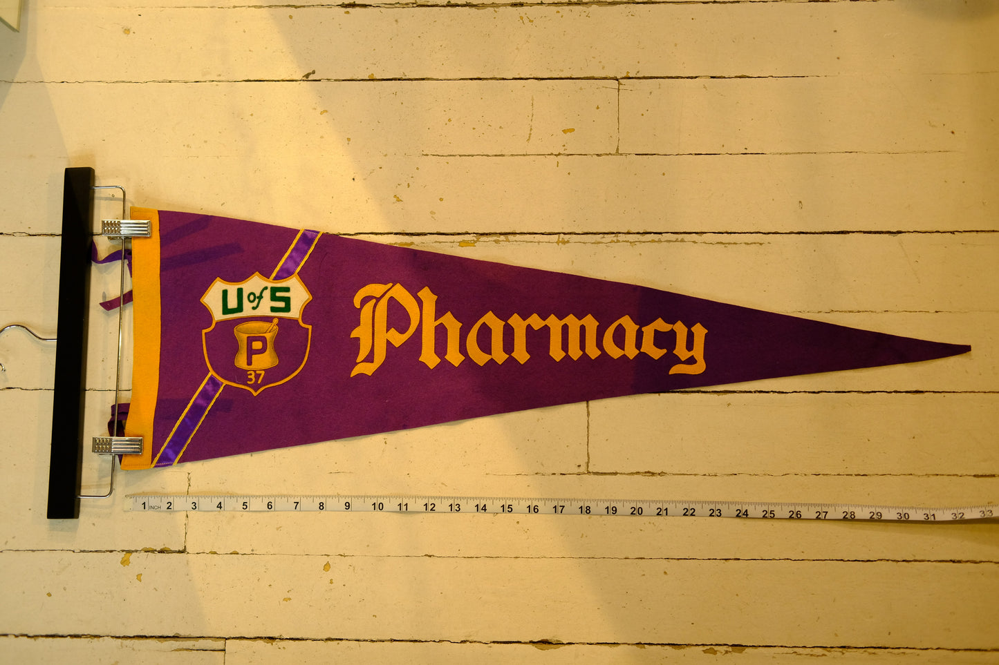 U of S (University of Saskatchewan) Pharmacy Vintage Pennant