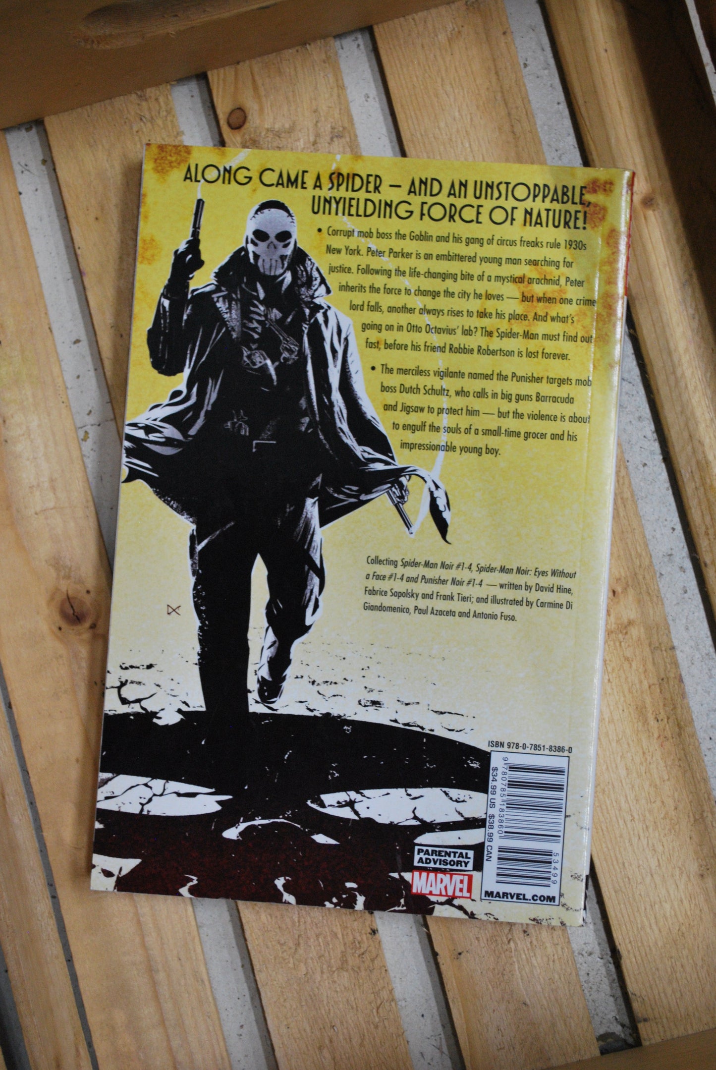 Spider-Man Punisher Marvel Noir Comic Softcover