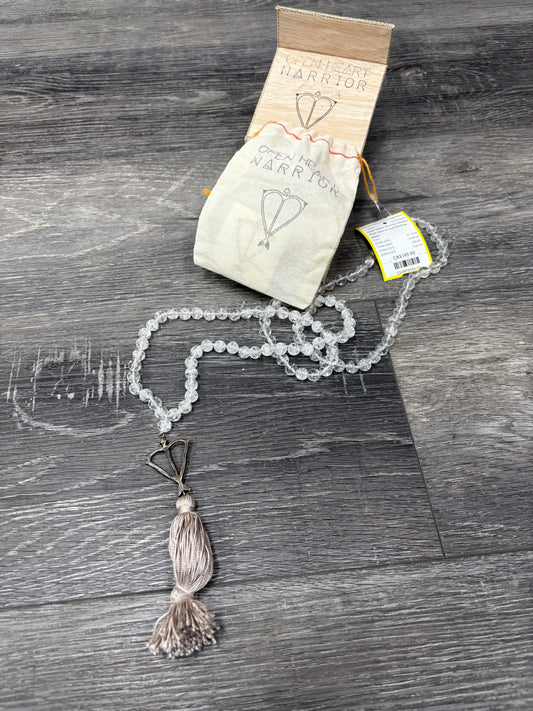 Open Heart Warrior Chakra Mala Quartz and Sterling Silver