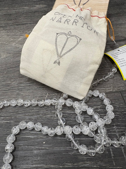 Open Heart Warrior Chakra Mala Quartz and Sterling Silver