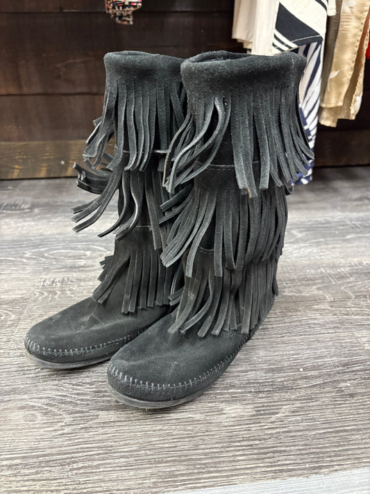 Minnetonka Fringe Boots