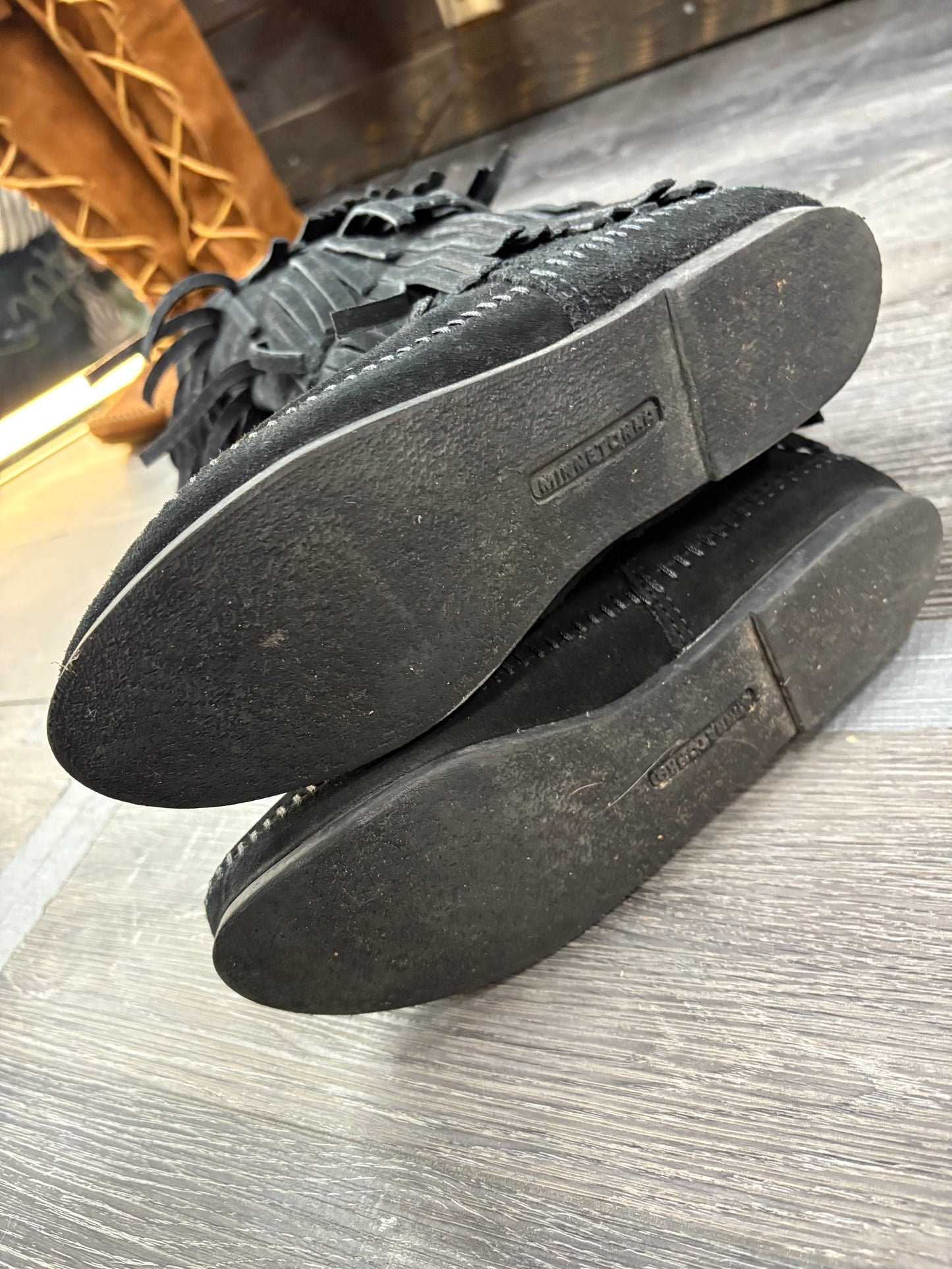 Minnetonka Fringe Boots