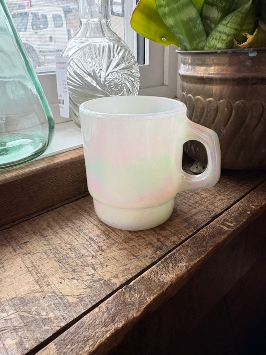 Fire King Moonglow Aurora Stackable Mug