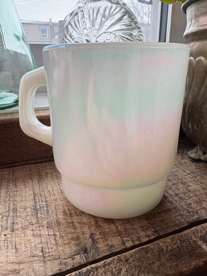 Fire King Moonglow Aurora Stackable Mug