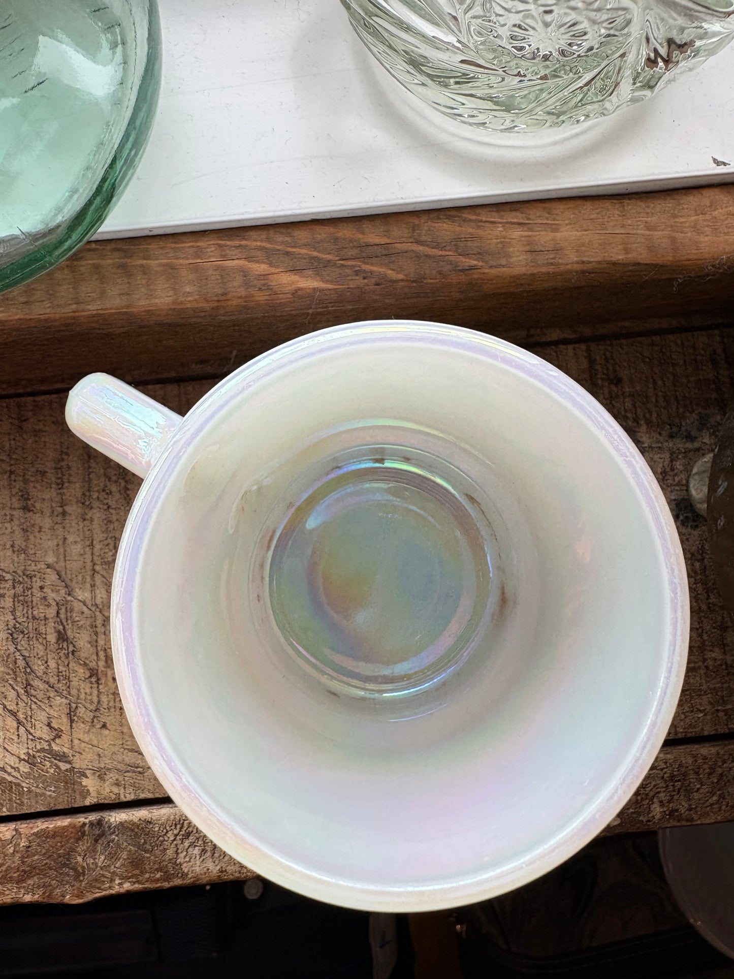 Fire King Moonglow Aurora Stackable Mug